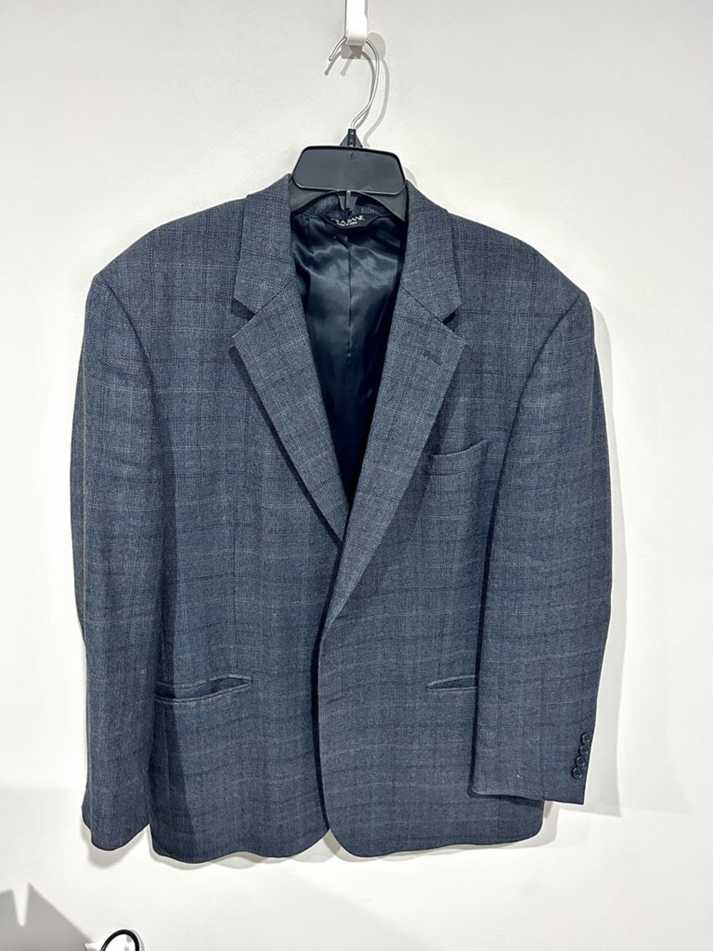 Jos. A. Bank Men's Blue-Gray Plaid Sport Coat